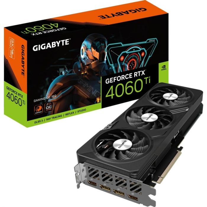 Gigabyte GeForce RTX 4060 Ti GAMING OC 16GB GDDR6 2595MHz Tarjeta Gráfica - Imagen 1