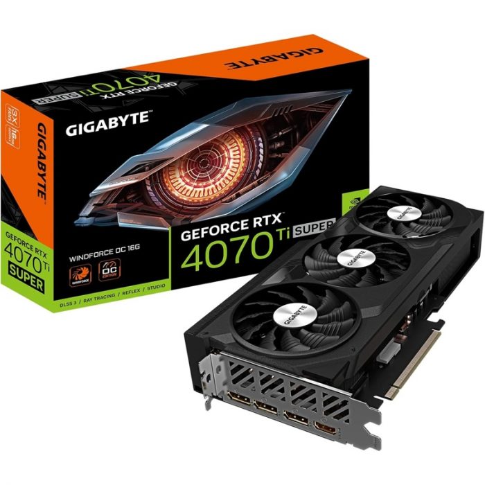 GIGABYTE GeForce RTX 4070 Ti Super 16GB GDDR6X Tarjeta Gráfica - Imagen 1