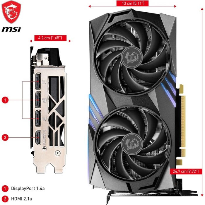 MSI GeForce RTX 4060 Ti 16GB GDDR6 Tarjeta Gráfica - Imagen 5