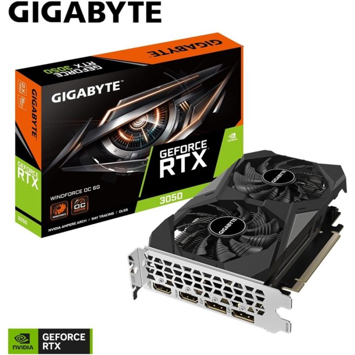 Gigabyte GeForce RTX 3050 WINDFORCE OC V2 6GB GDDR6 1477 MHz Tarjeta Gráfica - Imagen 5