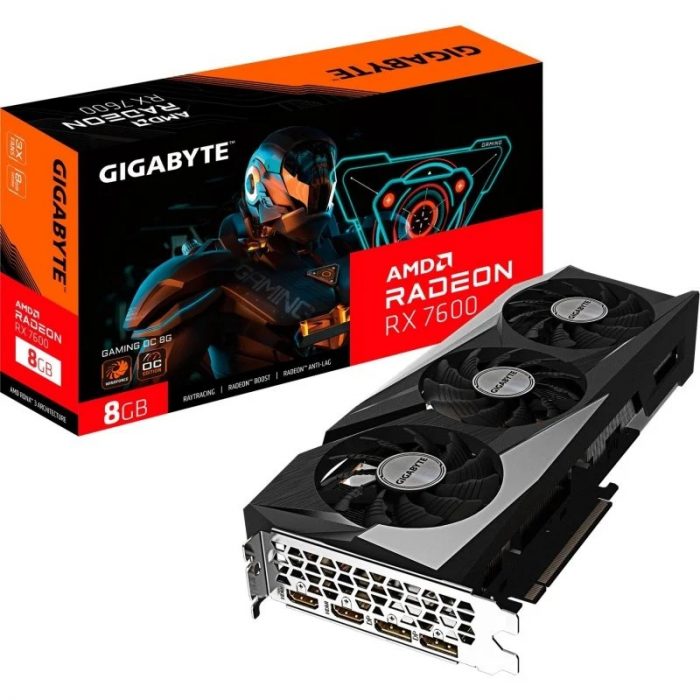 Gigabyte Radeon RX 7600 Gaming OC 8GB GDDR6 Tarjeta Gráfica - Imagen 1