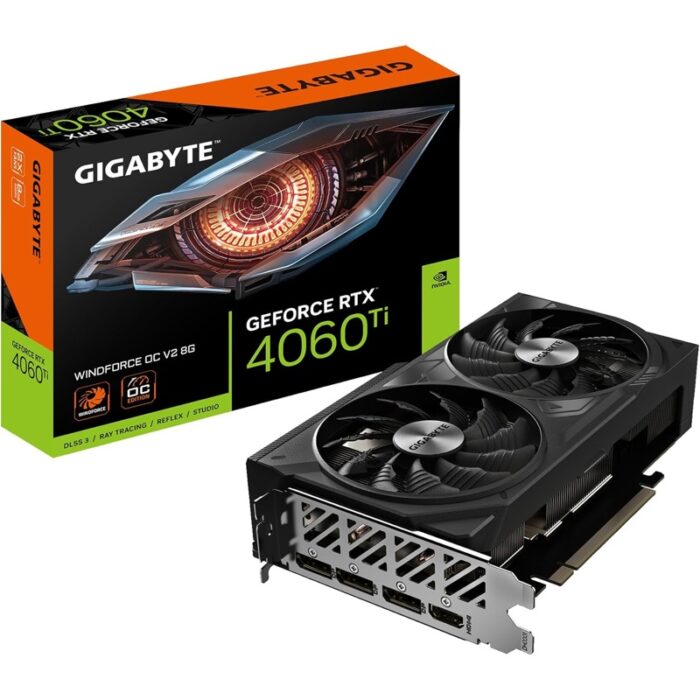 GIGABYTE GeForce RTX 4060 Ti WINDFORCE OC V2 8GB Tarjeta Gráfica - Imagen 1