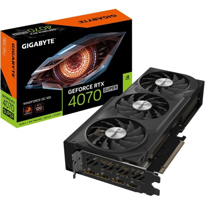 GIGABYTE GeForce RTX 4070 Super WINDFORCE OC 12GB GDDR6X Tarjeta Gráfica - Imagen 1