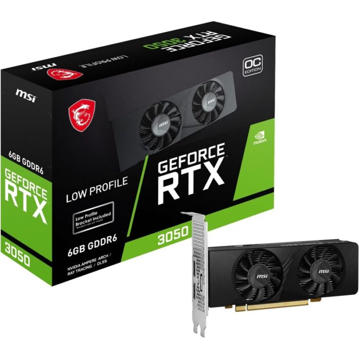 MSI GeForce RTX 3050/3060 Ventus 2X/LP 6G/8G/12G OC Tarjeta Gráfica - Imagen 1