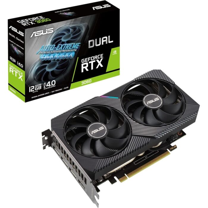 ASUS Dual GeForce RTX 3060 V2 12GB GDDR6 Tarjeta Gráfica Gaming - Imagen 1