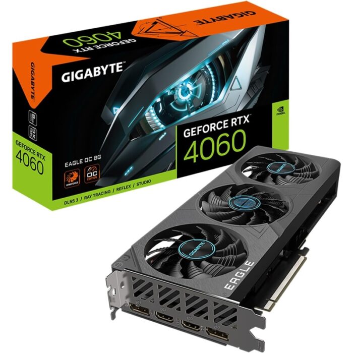 Gigabyte GeForce RTX 4060 EAGLE OC 8GB GDDR6 Tarjeta Gráfica - Imagen 1
