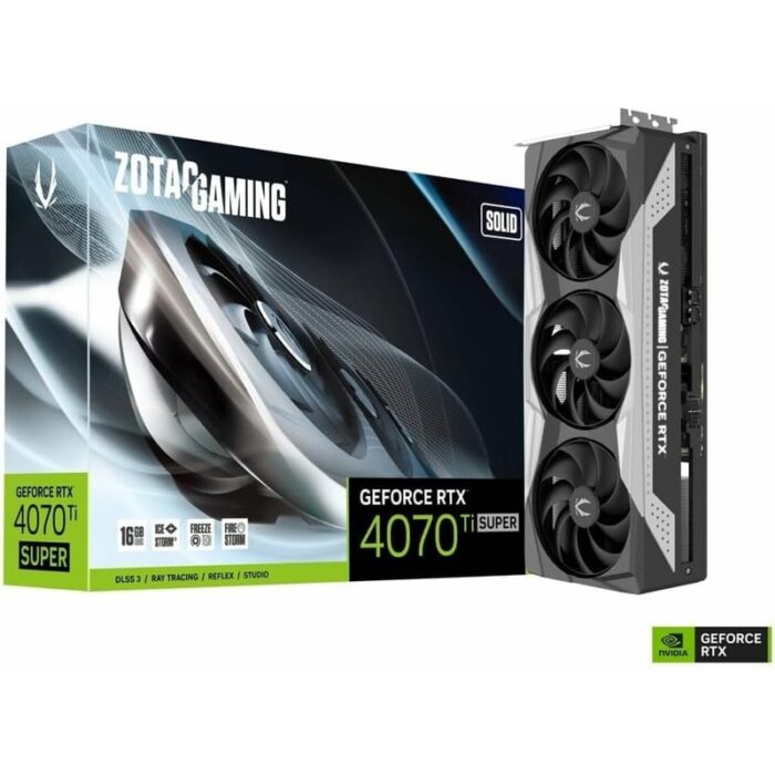 Zotac Gaming GeForce RTX 4070 Ti Super Solid 16GB GDDR6X 256bit Tarjeta Gráfica - Imagen 1