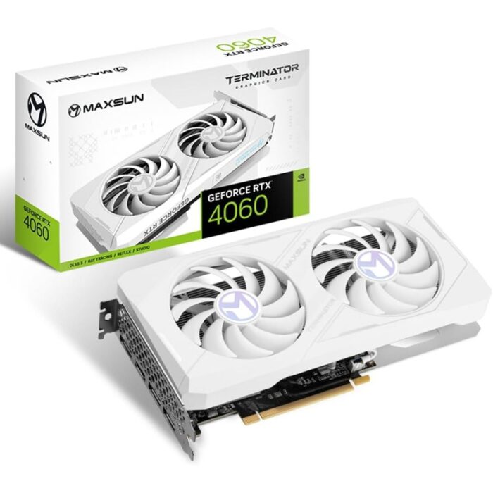 MAXSUN GeForce RTX 4060 8GB GDDR6 Tarjeta Gráfica para Videojuegos - Imagen 1