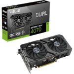 ASUS Dual GeForce RTX 4070 EVO OC 12GB GDDR6 Tarjeta Gráfica