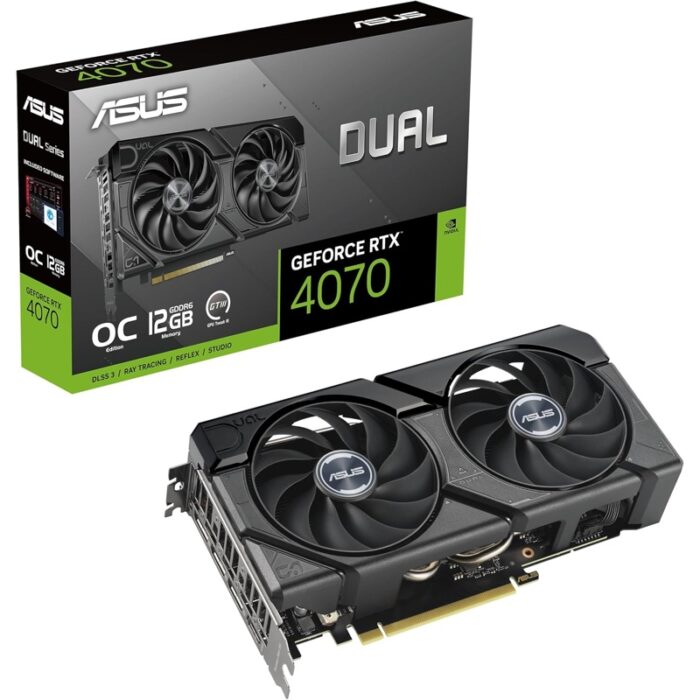 ASUS Dual GeForce RTX 4070 EVO OC 12GB GDDR6 Tarjeta Gráfica - Imagen 1